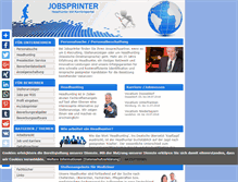 Tablet Screenshot of jobsprinter.com